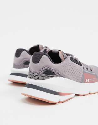 purple under armour trainers