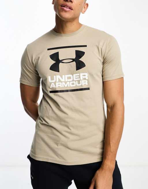 Under armour hotsell brown t shirt