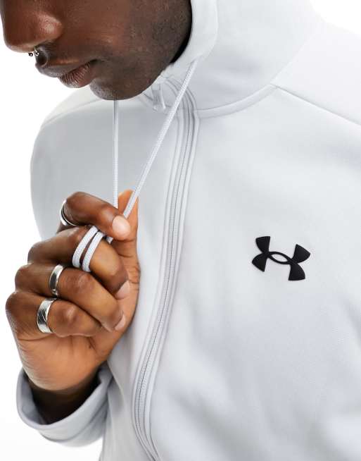 Under Armour full zip fleece hoodie in grey