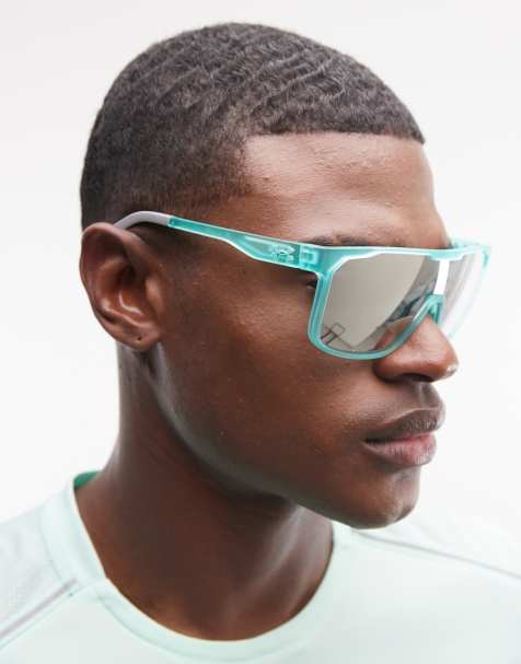 Under Armour - Gafas de sol transparentes con lentes color marfil y detalle de estilo visor Define - view 1