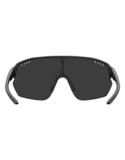 Under Armour - Gameday Mask - Gafas de sol negras con lentes plateadas, 3 de 4