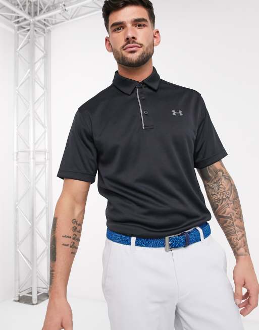 Under armour fitted deals polo