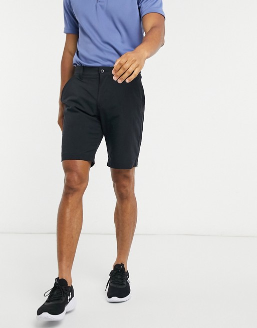 Under Armour Golf tech shorts in black