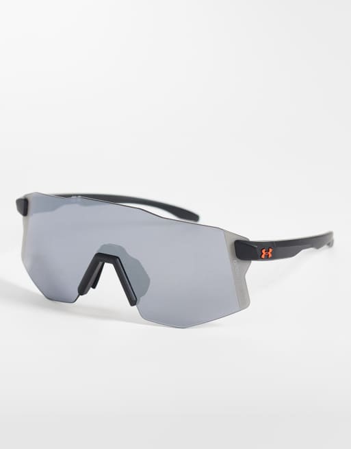 Under Armour - Grid Pro - Lunettes de soleil masque à verres argentés - Noir, 3 de 3