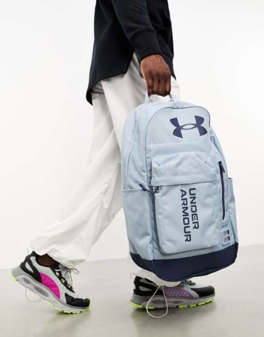 Under armour blue and grey deals backpack