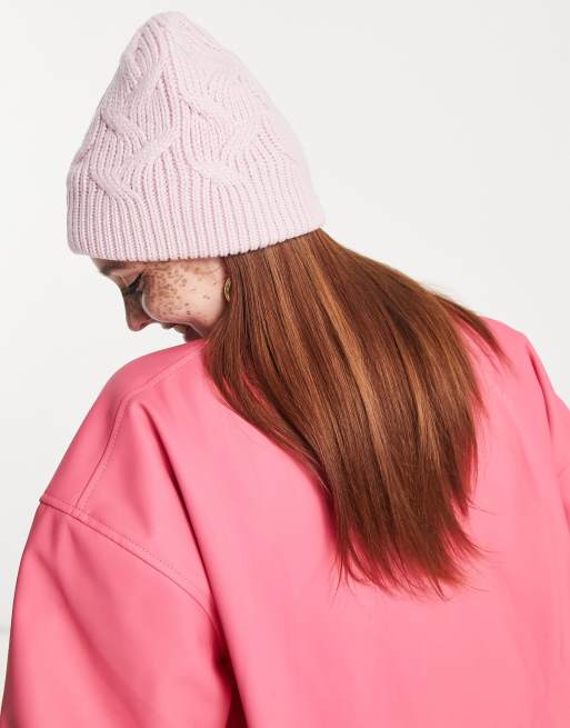 Pink under armour clearance beanie