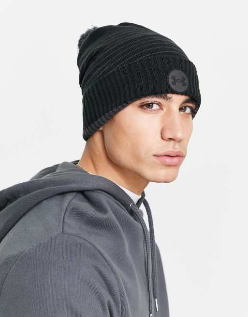 Bonnet pompon Under Armour noir