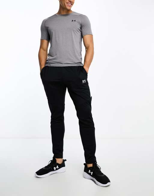 Under Armour Heat Gear Armour fitted t-shirt in grey marl