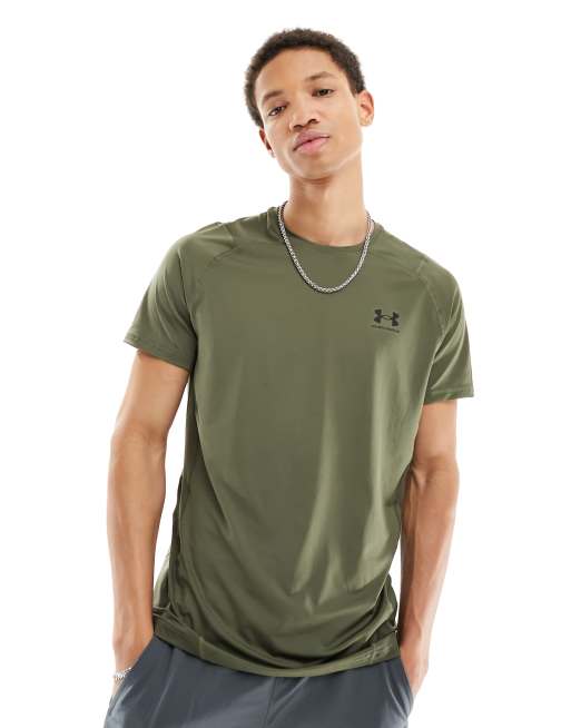 Under armour army green shirt sale