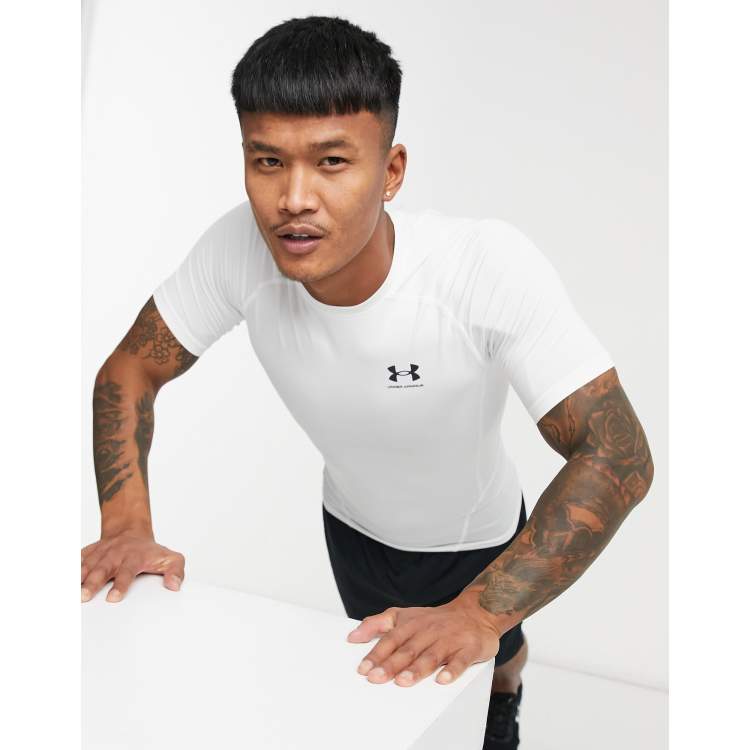 Ontspannend Centimeter beha Under Armour - Heat Gear - T-shirt in wit | ASOS