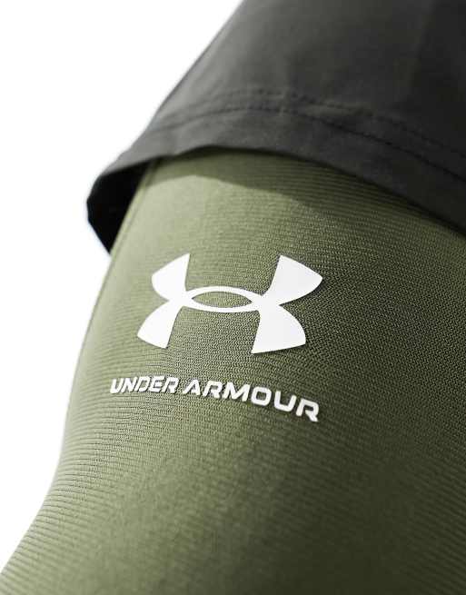 Under Armour HeatGear Armour leggings in khaki, 2 of 5
