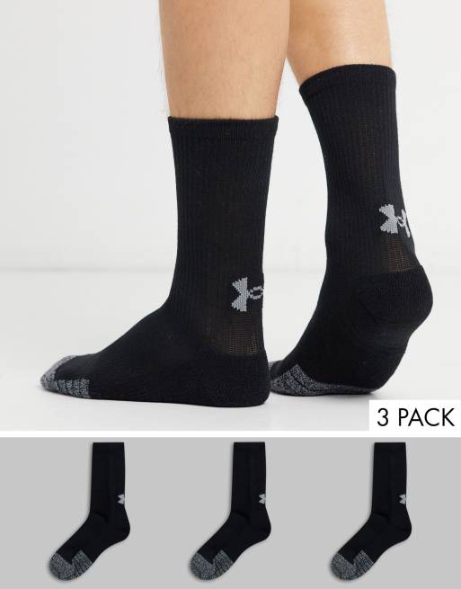 Unisex UA Performance Cotton 3-Pack Mid-Crew Socks