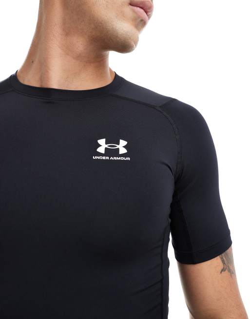 Under Armour – Heatgear – Kompressions-T-Shirt in Schwarz ASOS