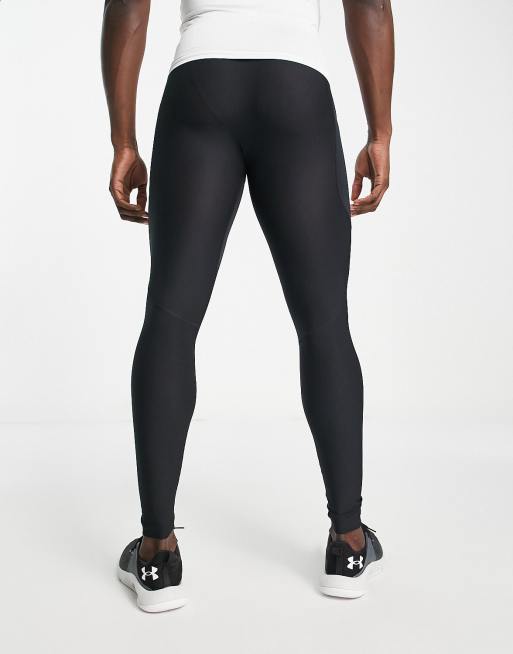 Under Armour HeatGear - Leggings da allenamento neri, 2 di 4