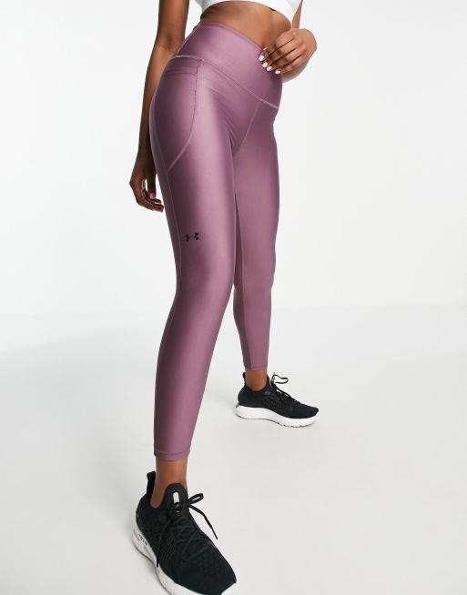 Under Armour high ankle leggings in plum