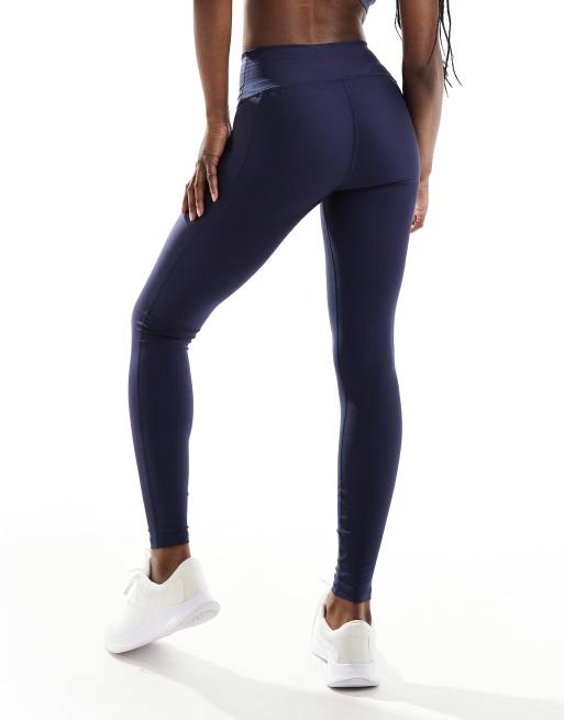 Under Armour HiRise Legging in Navy ASOS