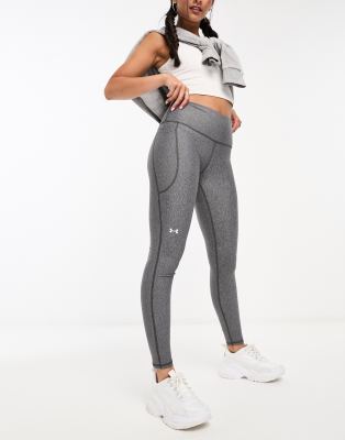 Under Armour - HiRise - Leggings in Grau mit hohem Bund