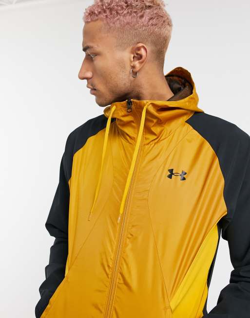 Under armour deals jackets men yellow