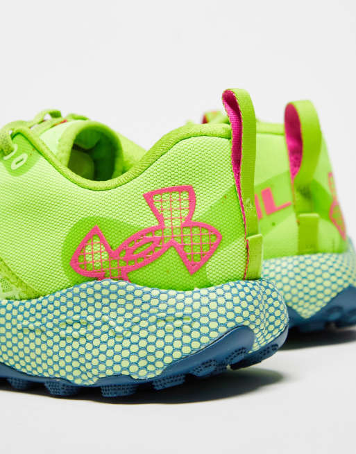 Under armour deals running shoes green