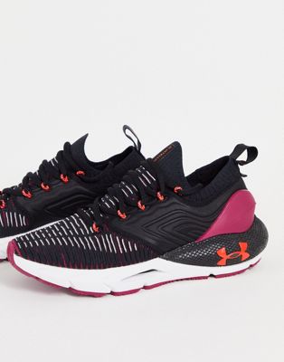 Under Armour HOVR Phantom 2 INKNT running trainers in black and purple
