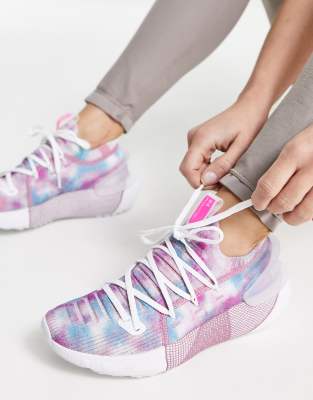 Under Armour HOVR Phantom 3 dyed trainers in pink - ASOS Price Checker
