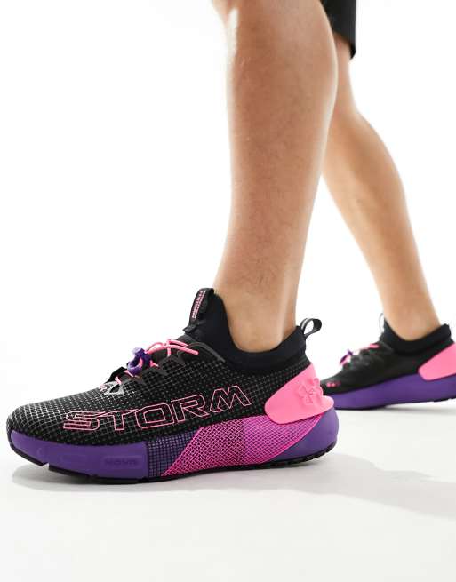 Under Armor HOVR™ Phantom 3 SE Storm Running Shoe - Black/Pink