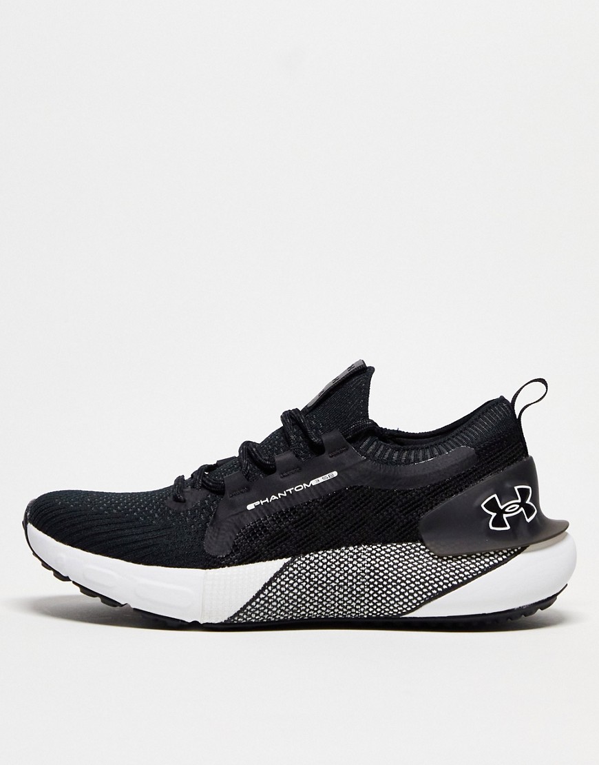 Under Armour HOVR Phantom 3 SE trainers in black and white
