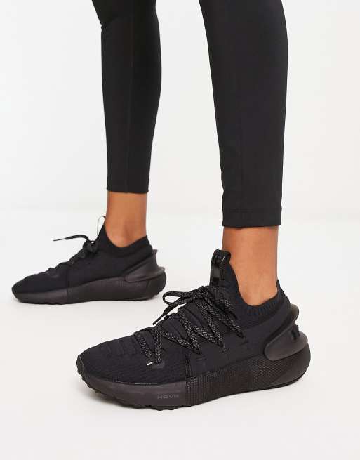 All black best sale under armour sneakers