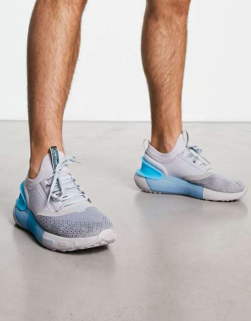 Blue and gray on sale under armour shoes