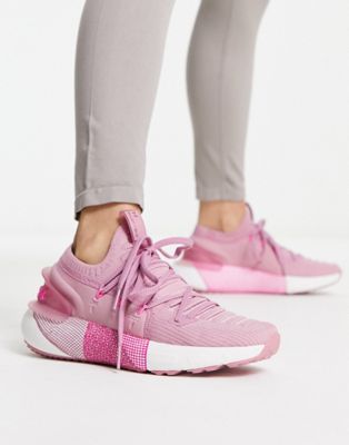 Under Armour HOVR Phantom 3 trainers in pink