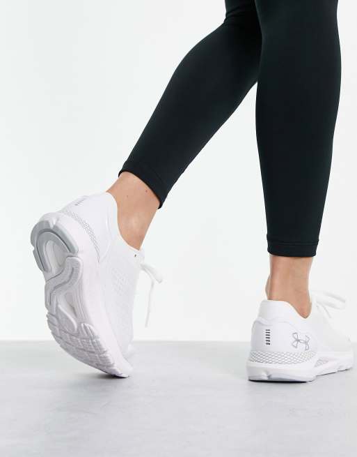 Under armour trainers clearance white