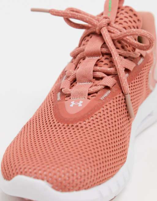 Rose gold 2025 under armour shoes