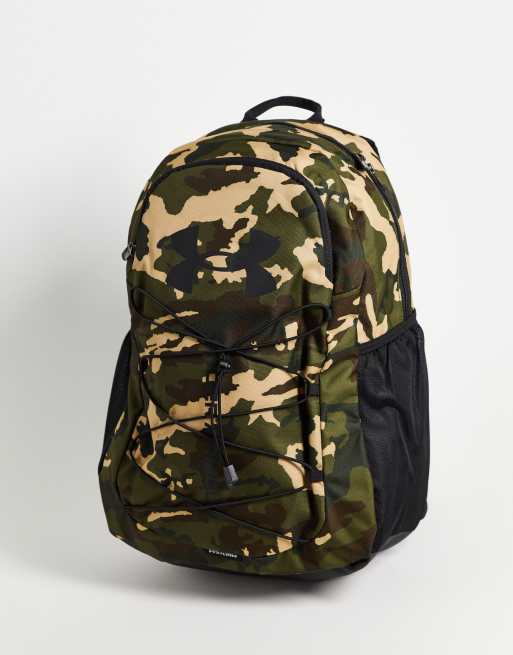 Under armour hustle camo on sale backpack