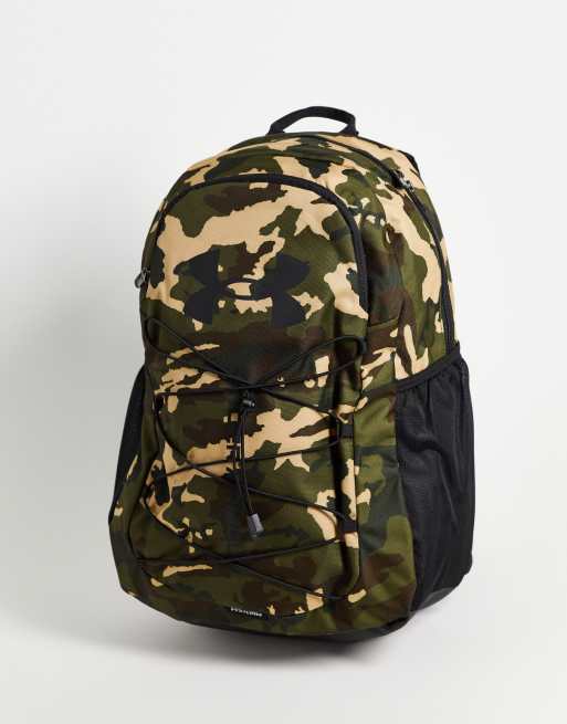 Under Armour - Hustle - Sportrugzak in groene camouflageprint
