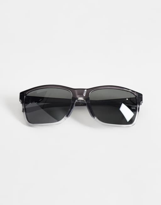 Under Armour Hustle xl rectangular sunglasses with grey lenses in grey - GREY - GREY, 3 of 3