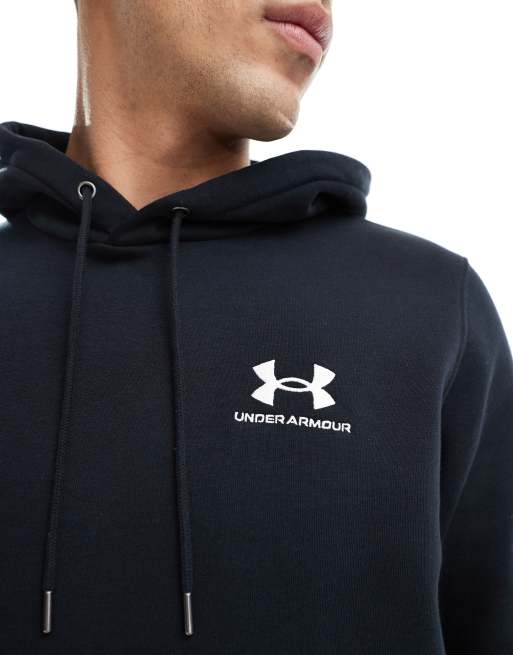Under Armour Icon Felpa con cappuccio in pile nera ASOS