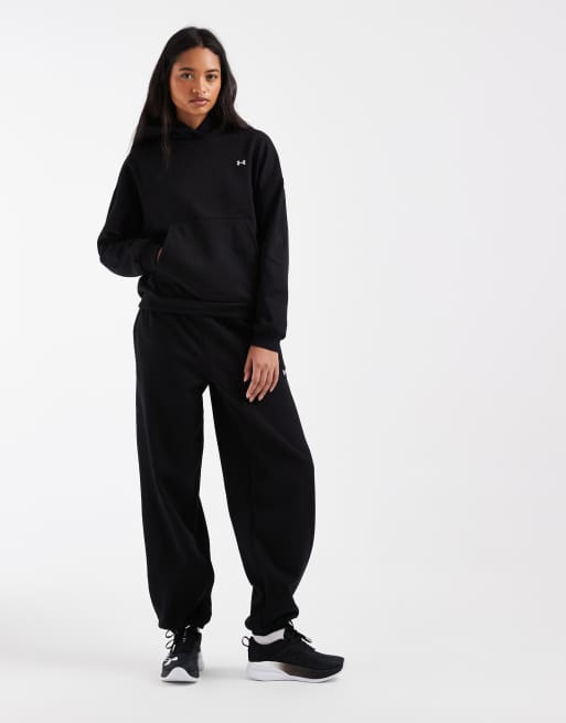 Under Armour Icon fleece hoodie in black, 2 of 4