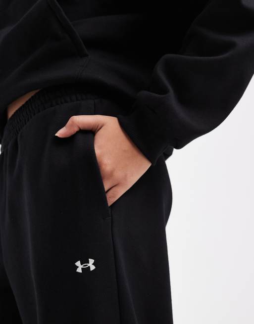 Under Armour Icon fleece joggers in black, 5 of 5