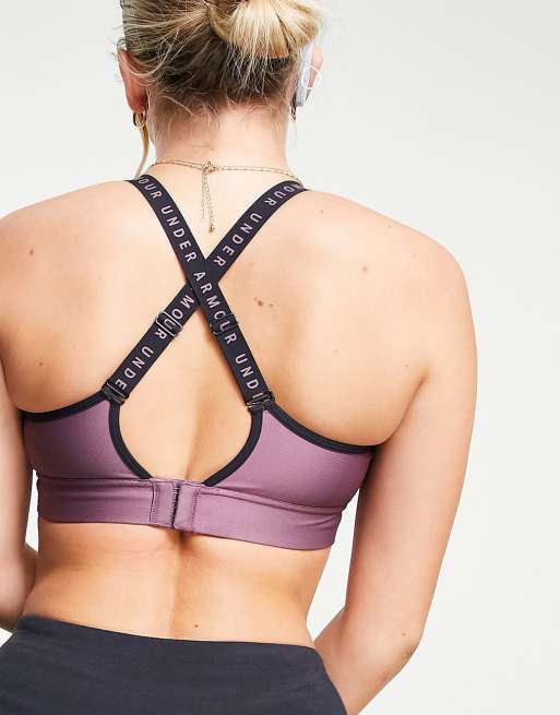 Under Armour - Infinity - Blommefarvet mellem-BH , 3 af 4