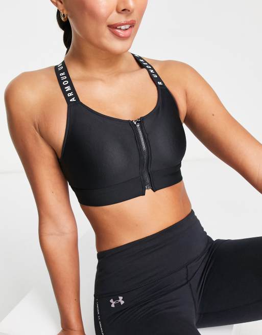 Under Armor Brassière de sport longue pour femme Imprimé 