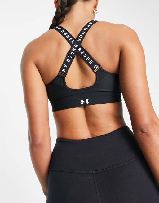 Under Armor Brassière de sport longue pour femme Imprimé 