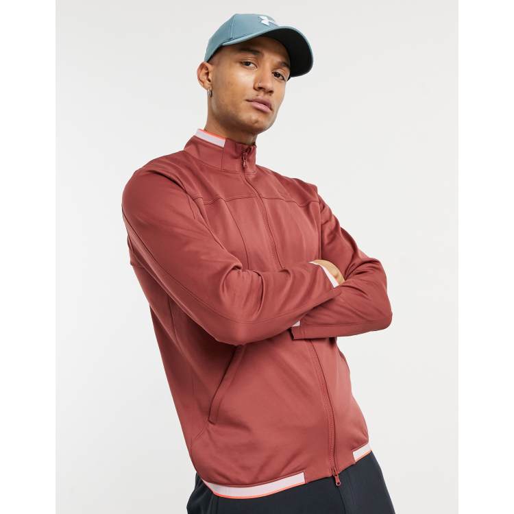 Under armour cheap jacket red