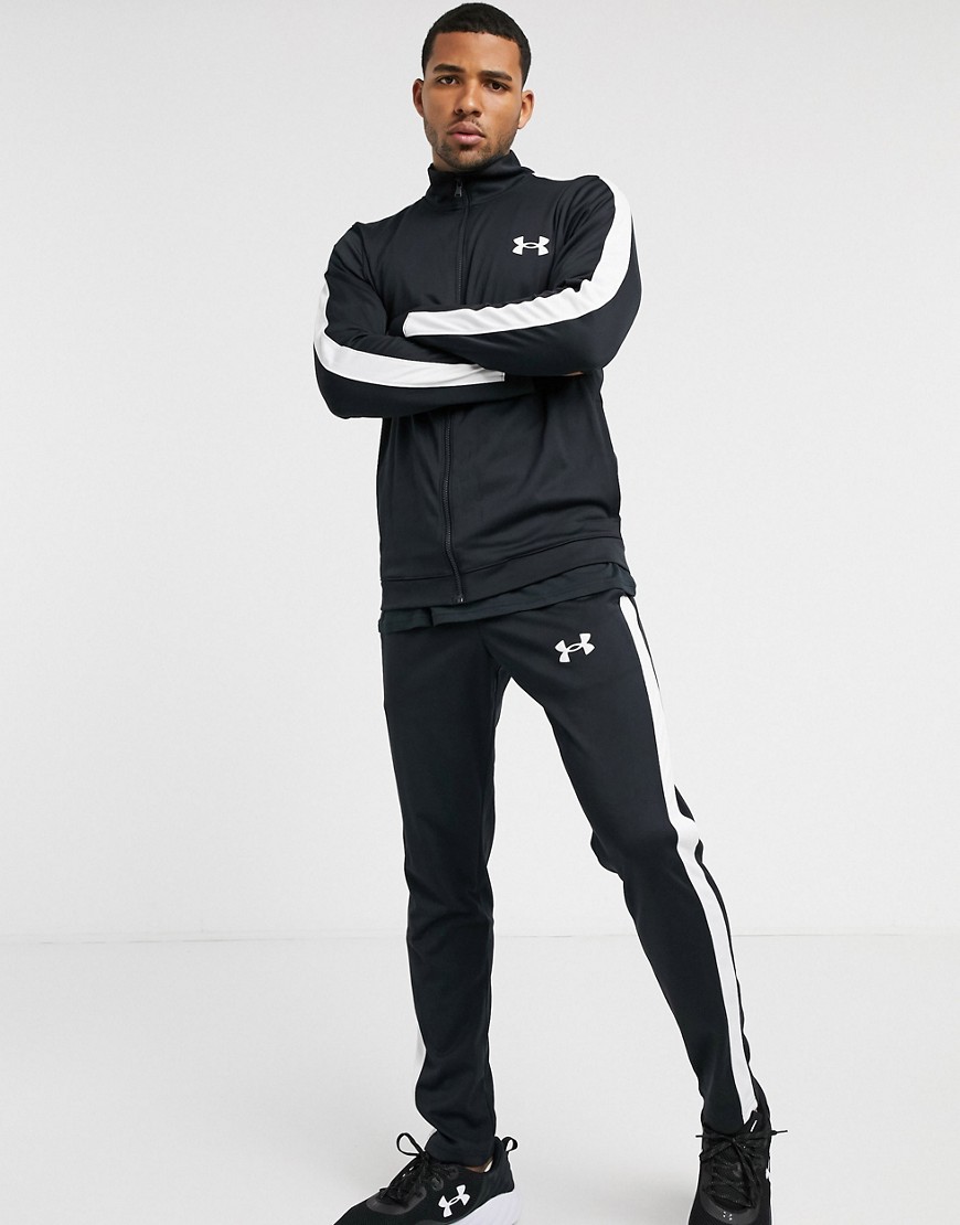 Under Armour Knit Tracksuit In Black