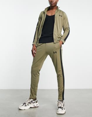 khaki green tracksuit mens