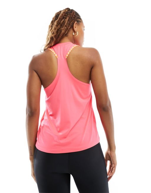 Under Armour knockout novelty tank in pink