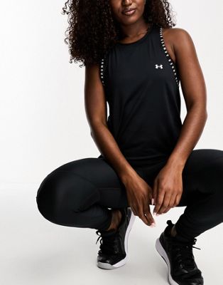 Under Armour Knockout Novelty Tank top in black - ASOS Price Checker