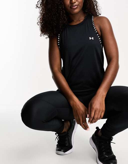 Under Armour Knockout Novelty Tank top in black ASOS