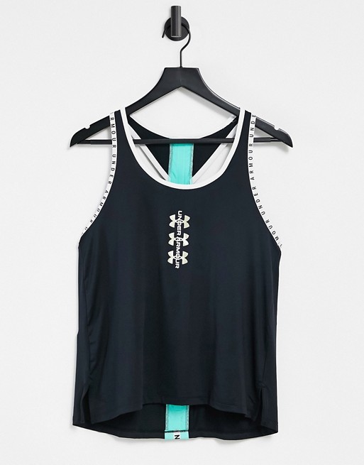 Under Armour knockout tank in black