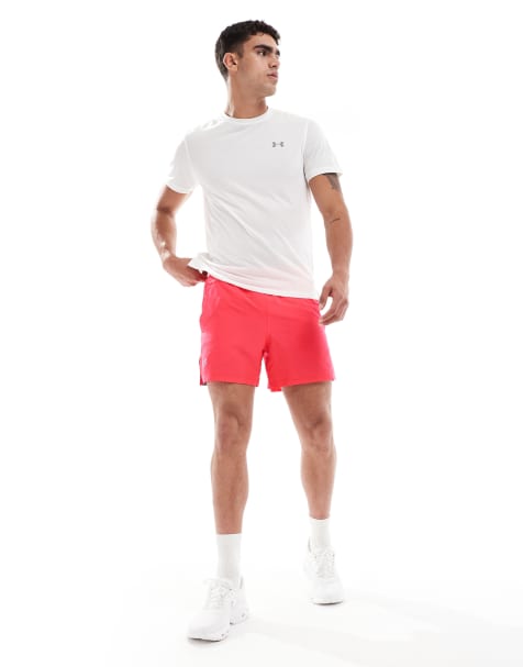 Under Armour Launch 5-inch shorts in racer red - view 1