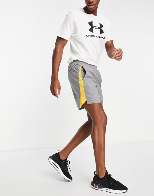 Grey and orange under armour shorts new arrivals